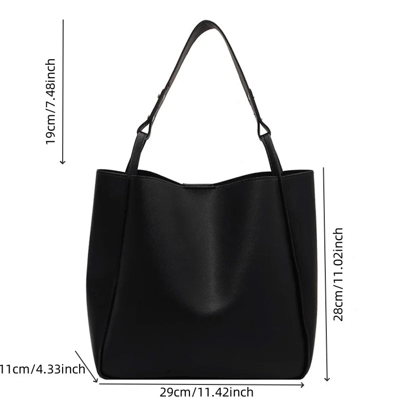 Sac à main en cuir PU pour femme - Grande capacité pour shopping et voyage