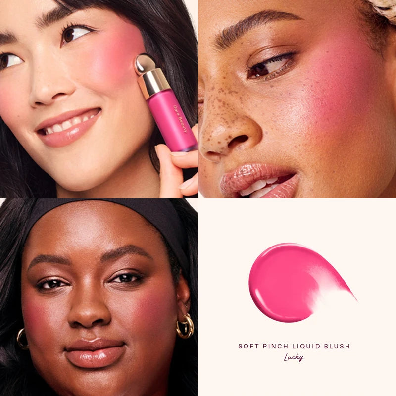 Blush Liquide & Blush Poudre Silky – Crème-Poudre, Longue Tenue, Résistant Transpiration, 24 Teintes