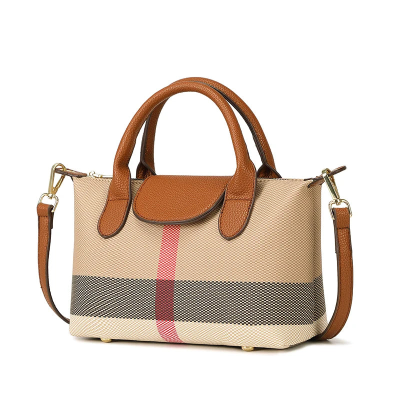 Women's handbag - retro casual versatile printed bag