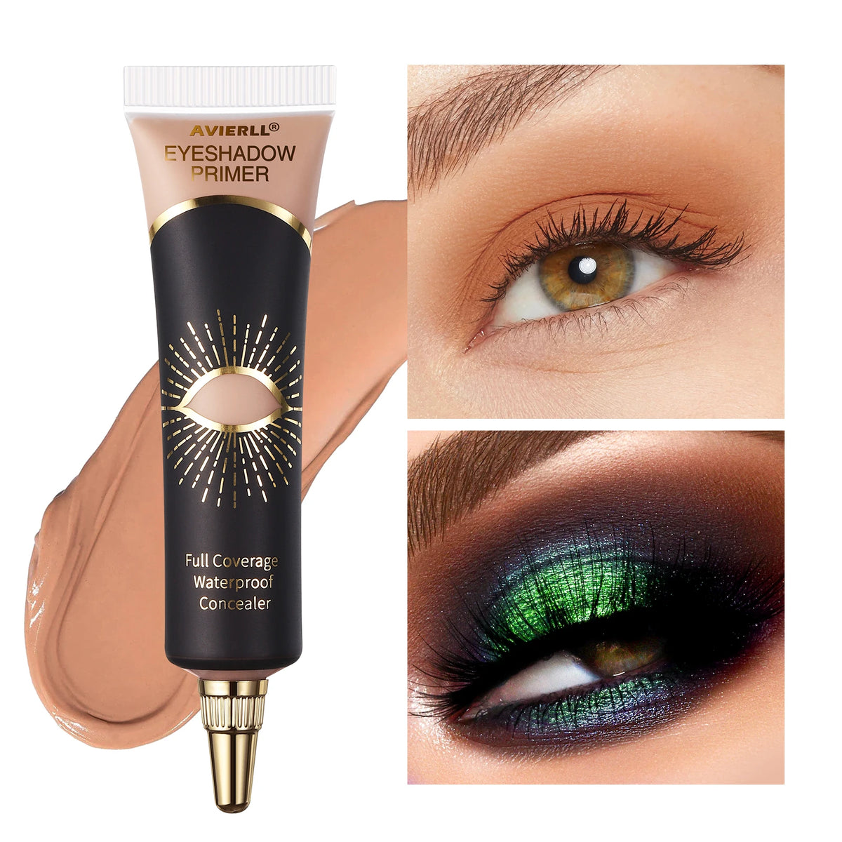 Long-Wear Eyeshadow Primer – Matte, Waterproof, Full-Coverage Eyeshadow Base