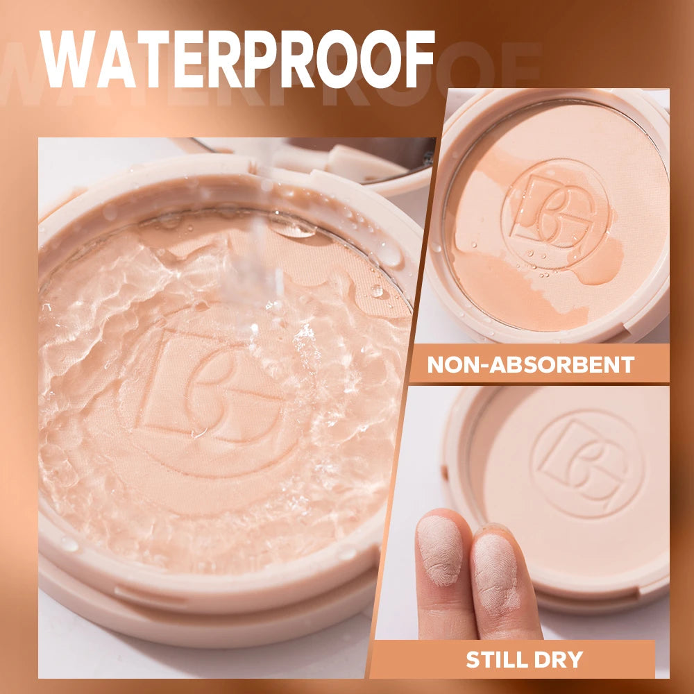 Poudre Compacte Matifiante avec Miroir – Contrôle du Sébum, Longue Tenue, Fini Naturel | 4 Teintes