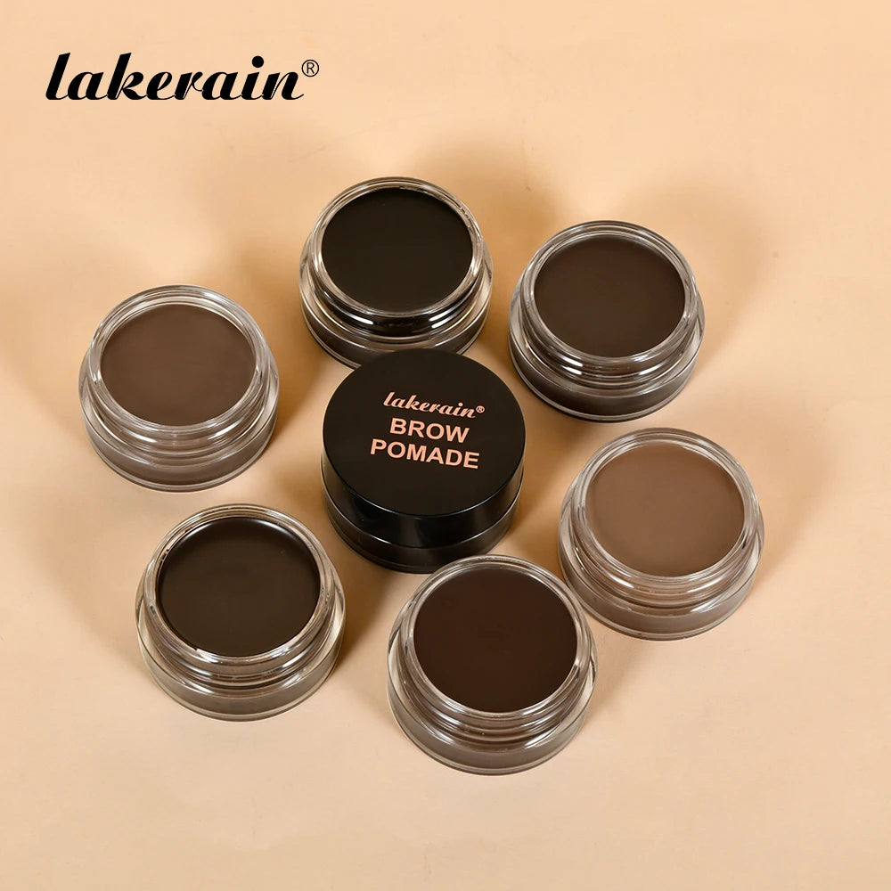 Long-Wear Waterproof Eyebrow Pomade — Smudge-Proof, Natural, 6 Shades
