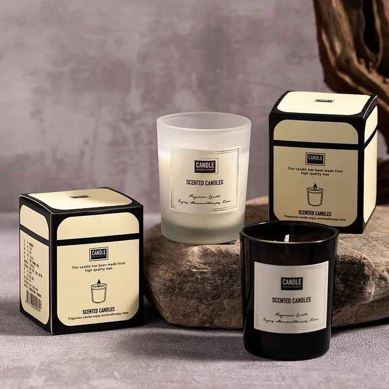 Aromatherapy Soy Wax Scented Candle – European Cut, Long Lasting, Home Decor