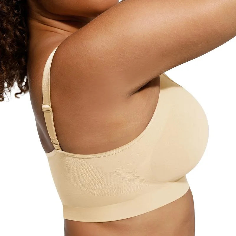 Brassière de Sport Sans Couture Femme – Séchage Rapide, Bonnet Amovible, Bretelles Ajustables | 5 Coloris