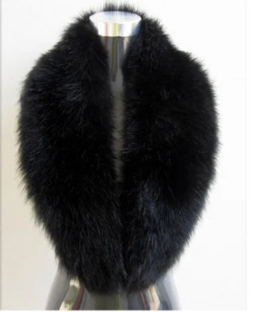 Faux fur scarf for women