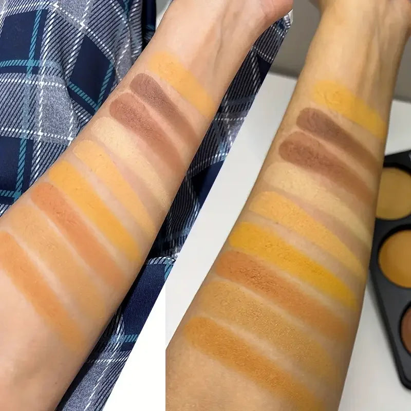 Palette Contour 9 Couleurs – Fond de Teint, Anti-Cernes, Contouring, Fixation, Fini Mat & Shimmer