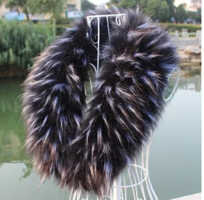 Faux fur scarf for women