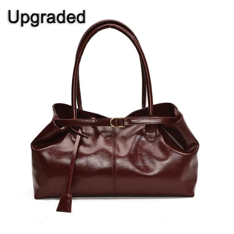 Sac à Main Souple Porté Épaule Style Vintage