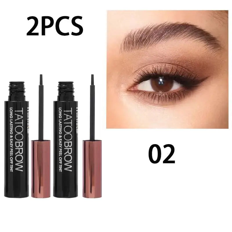 Gel Teinté Sourcils Tattoo Peel-Off — Semi-Permanent, Waterproof & Longue Tenue