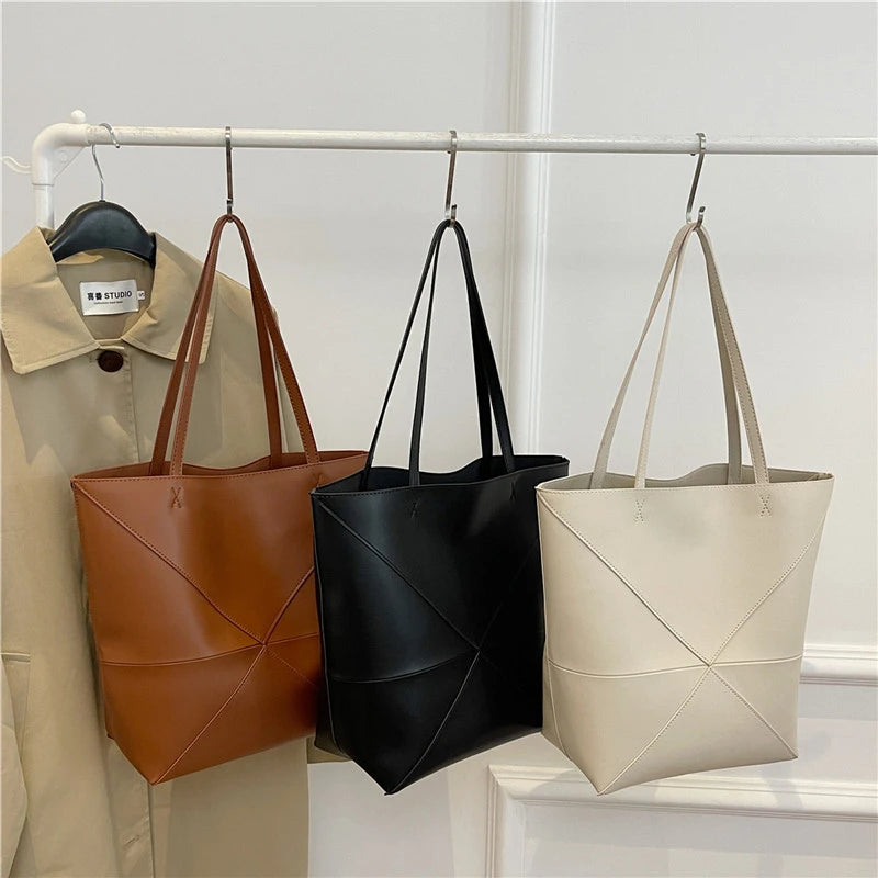 Sac Fourre-Tout Grande Capacité pour Femme - Style Épuré