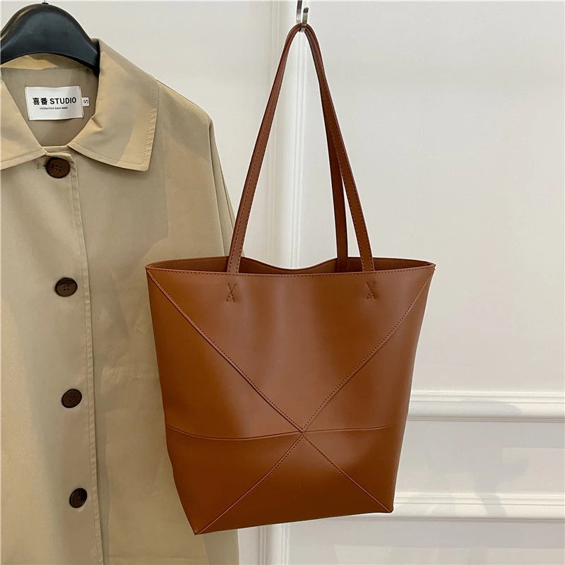 Sac Fourre-Tout Grande Capacité pour Femme - Style Épuré
