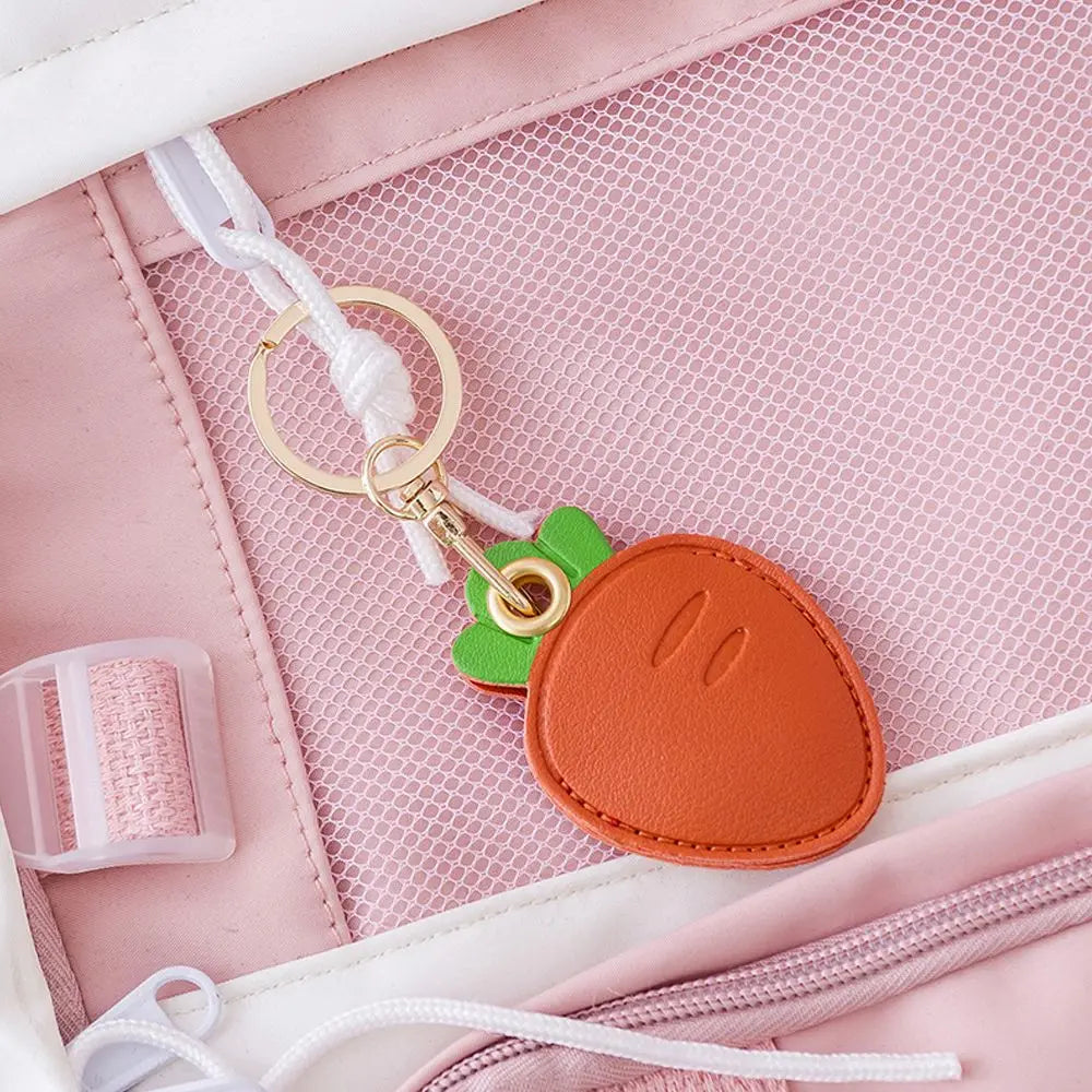 Porte-Clés Femme en Cuir PU – Pendentif Fruits Tendance, Breloque de Sac et Voiture