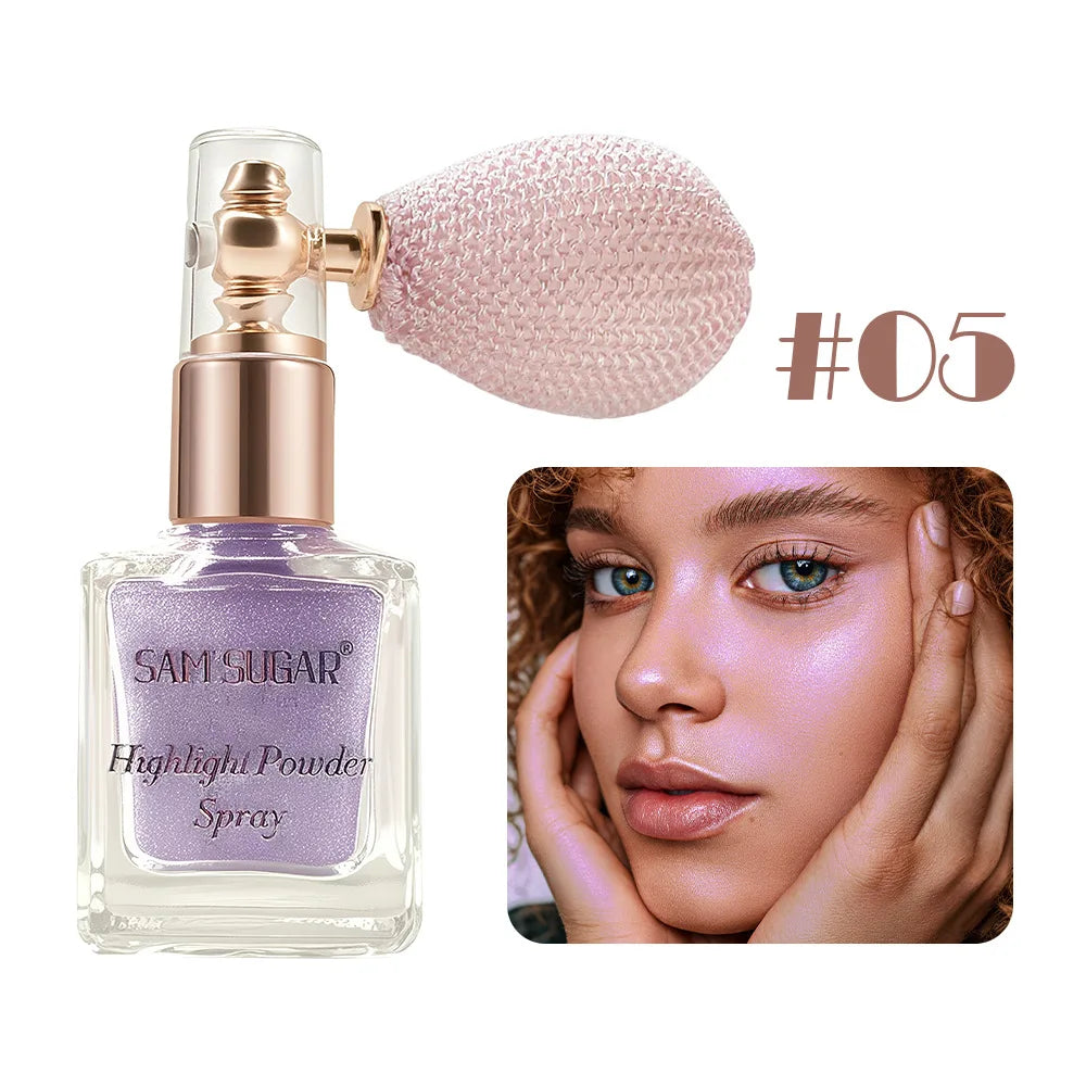 Face & Body Shimmer Spray – Ultra-Fine Illuminating Mist, Contour & Glow, Dewy Finish | 6 Shades