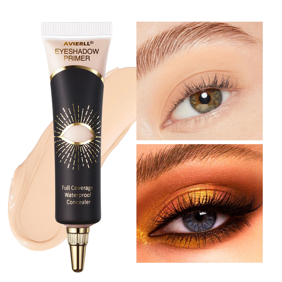 Long-Wear Eyeshadow Primer – Matte, Waterproof, Full-Coverage Eyeshadow Base