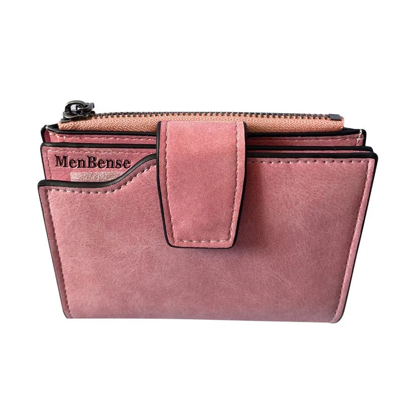 Women's long PU leather wallet - Large capacity with card slots and coin purse