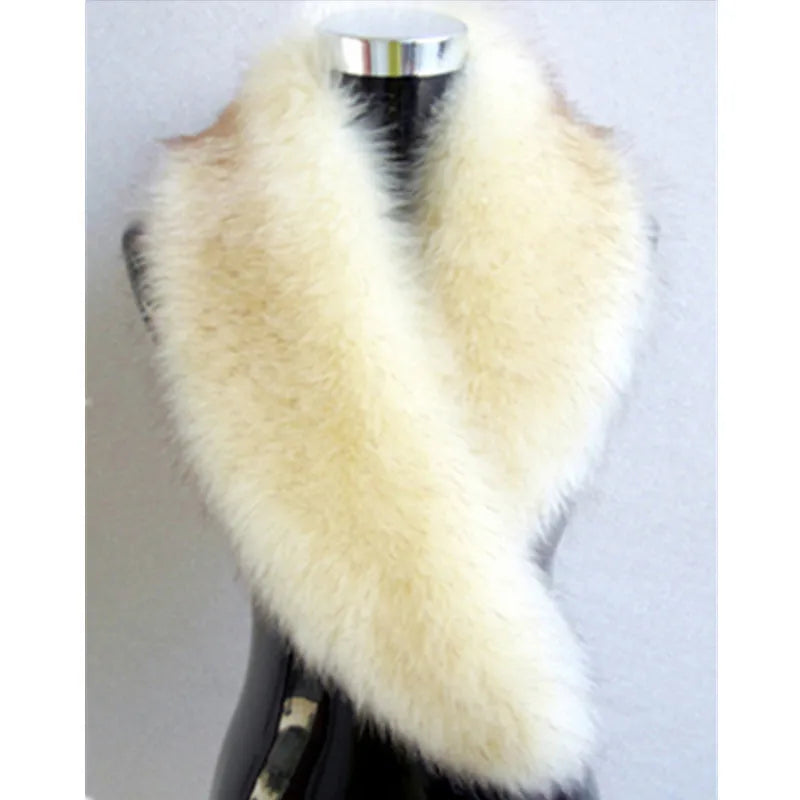 Faux fur scarf for women
