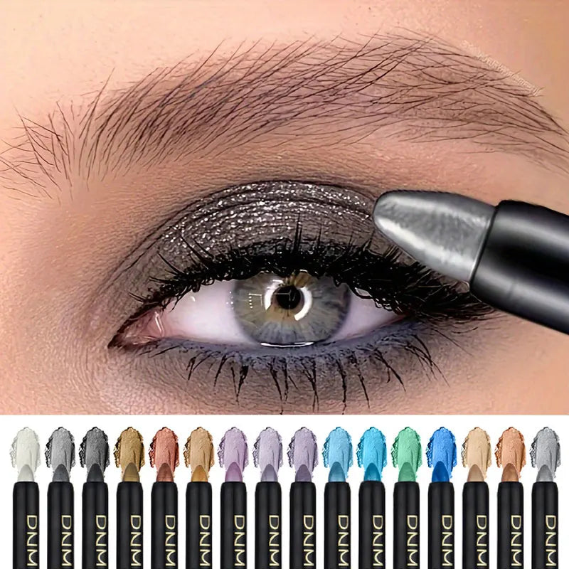 Eyeliner Perlé Waterproof 16 Couleurs — Longue Tenue & Anti-Bavure