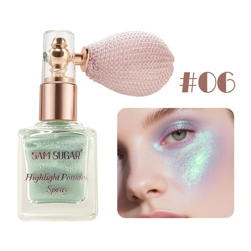 Face & Body Shimmer Spray – Ultra-Fine Illuminating Mist, Contour & Glow, Dewy Finish | 6 Shades
