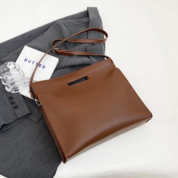 Luxury laptop bag for women - Customizable large-capacity briefcase
