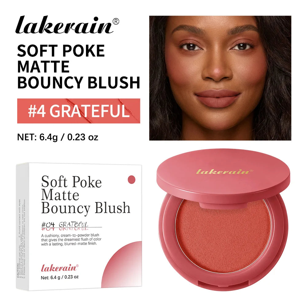 Mattifying Cream-to-Powder Blush – Lightweight Mousse Texture, Natural Finish, Long-Lasting | 7 Shades