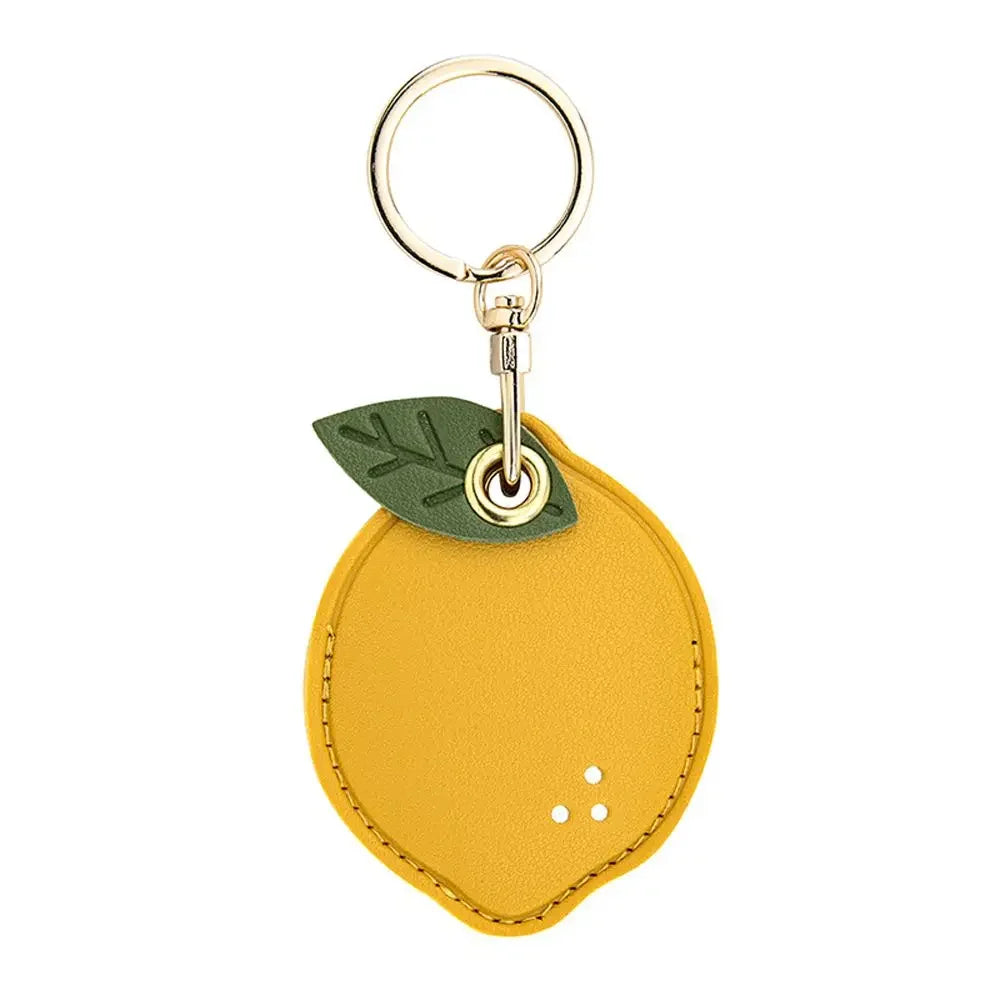 Porte-Clés Femme en Cuir PU – Pendentif Fruits Tendance, Breloque de Sac et Voiture