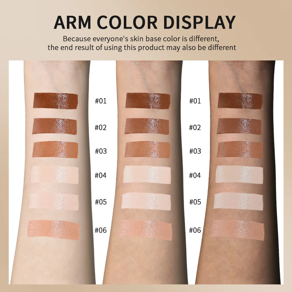 Serum Stick Foundation – Natural Finish, Buildable Coverage, 7 Active Ingredients, 6 Shades