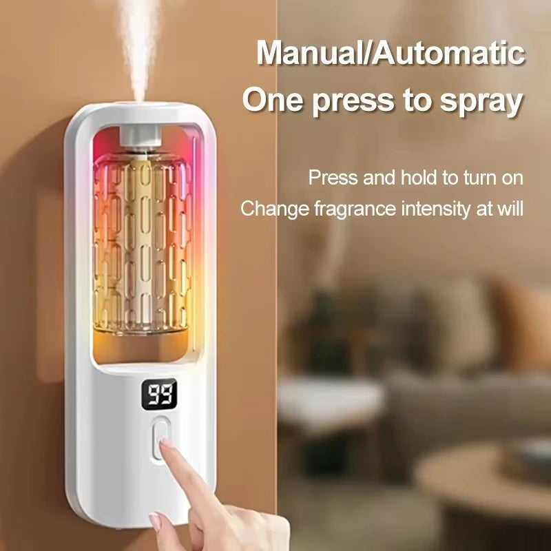 Rechargeable Ultrasonic Aromatherapy Diffuser and Oil – 5 Levels, Ambient Light