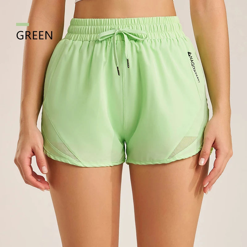 Short de Sport Femme – Yoga, Course à Pied & Fitness, Poches Utilitaires