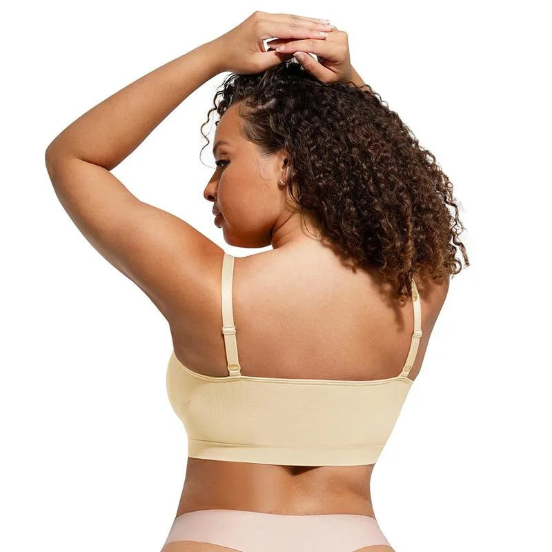 Brassière de Sport Sans Couture Femme – Séchage Rapide, Bonnet Amovible, Bretelles Ajustables | 5 Coloris