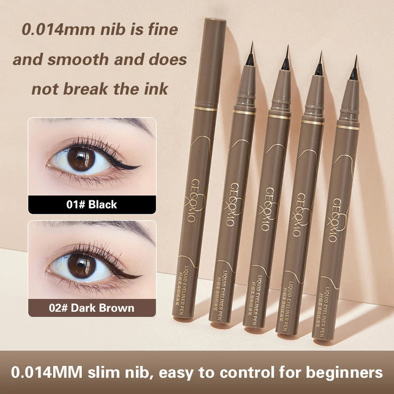 Long-Lasting Matte Liquid Eyeliner — Waterproof, Quick-Dry, 7 Shades