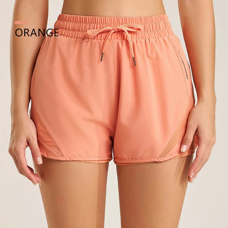Short de Sport Femme – Yoga, Course à Pied & Fitness, Poches Utilitaires