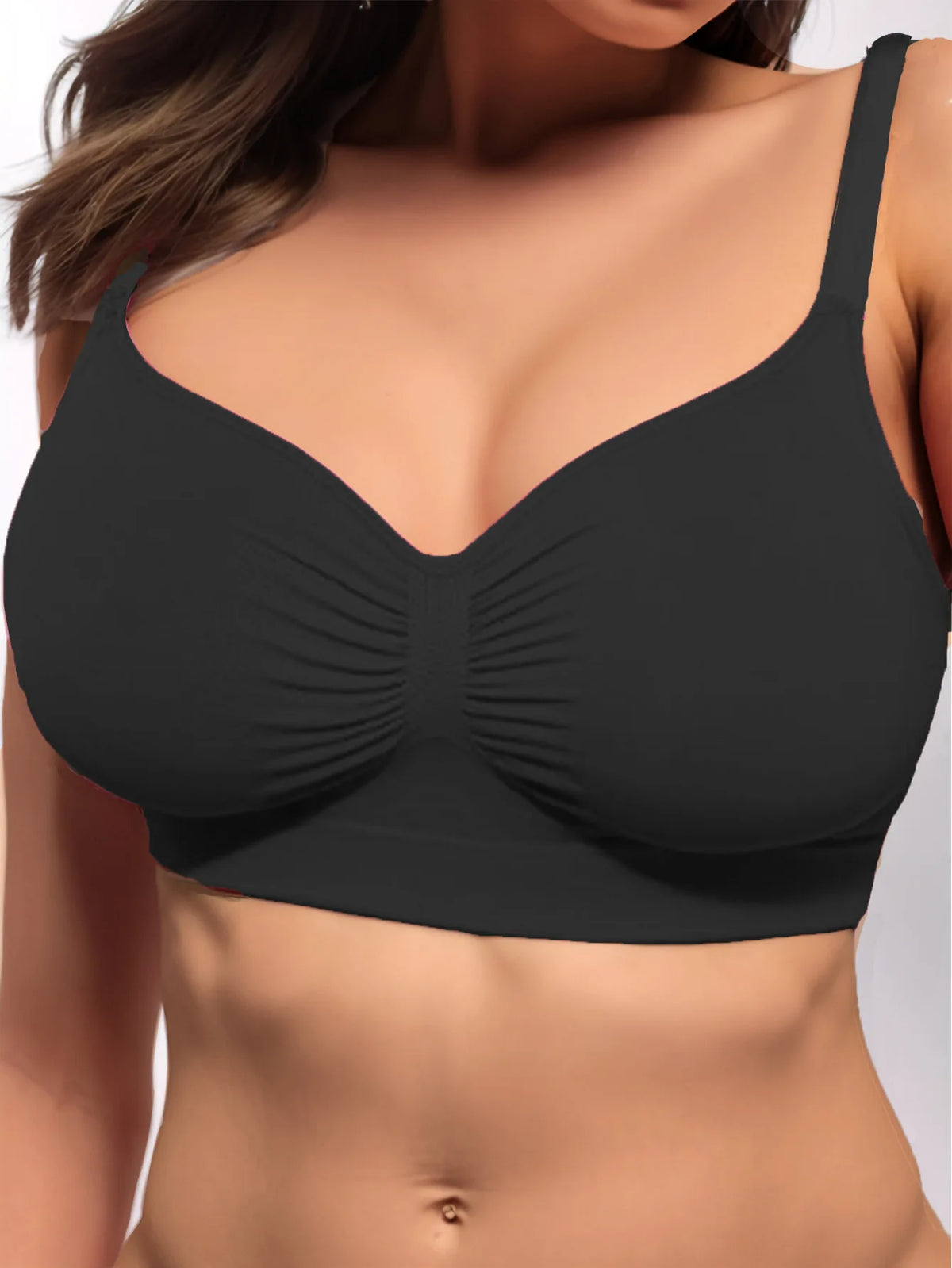 Brassière de Sport Sans Couture Femme – Séchage Rapide, Bonnet Amovible, Bretelles Ajustables | 5 Coloris