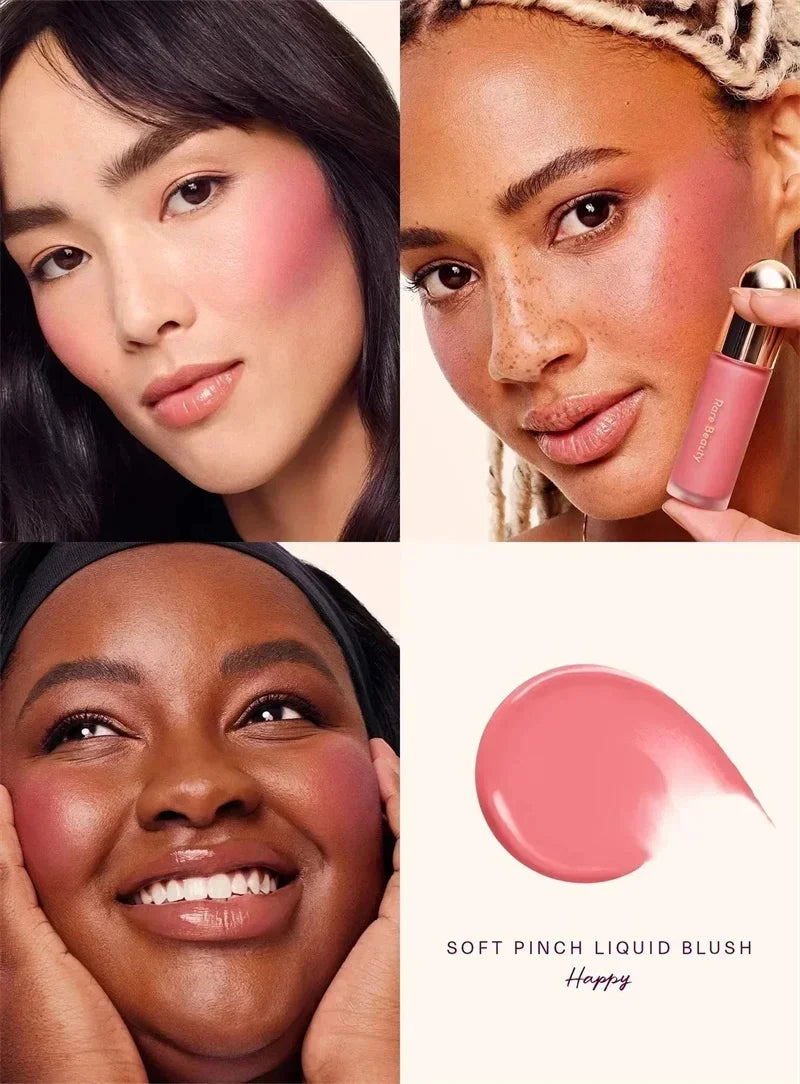 Liquid Blush & Pressed Blush – Portable, Waterproof, Moisturizing, 16 Shades