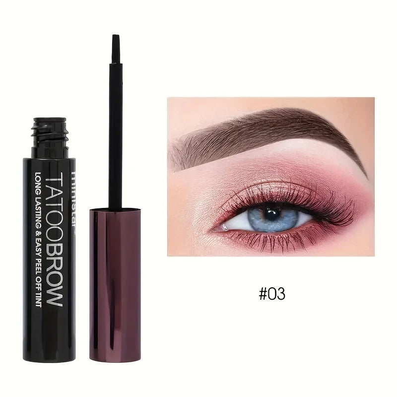 Gel Teinté Sourcils Tattoo Peel-Off — Semi-Permanent, Waterproof & Longue Tenue