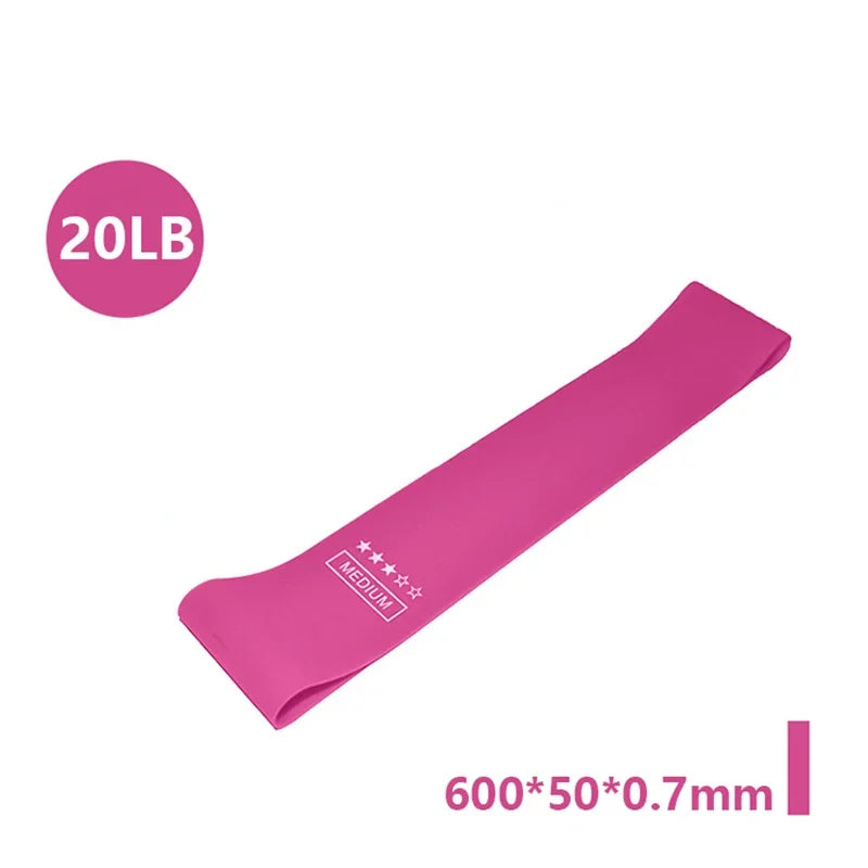 Elastic Resistance Bands – 5 Levels, Fitness, Yoga & Crossfit, Unisex