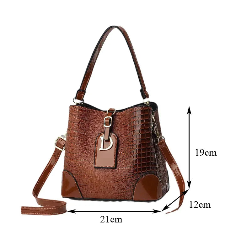 Sac à multifonction en cuir souple pour femme - Design luxe casual et professionnel