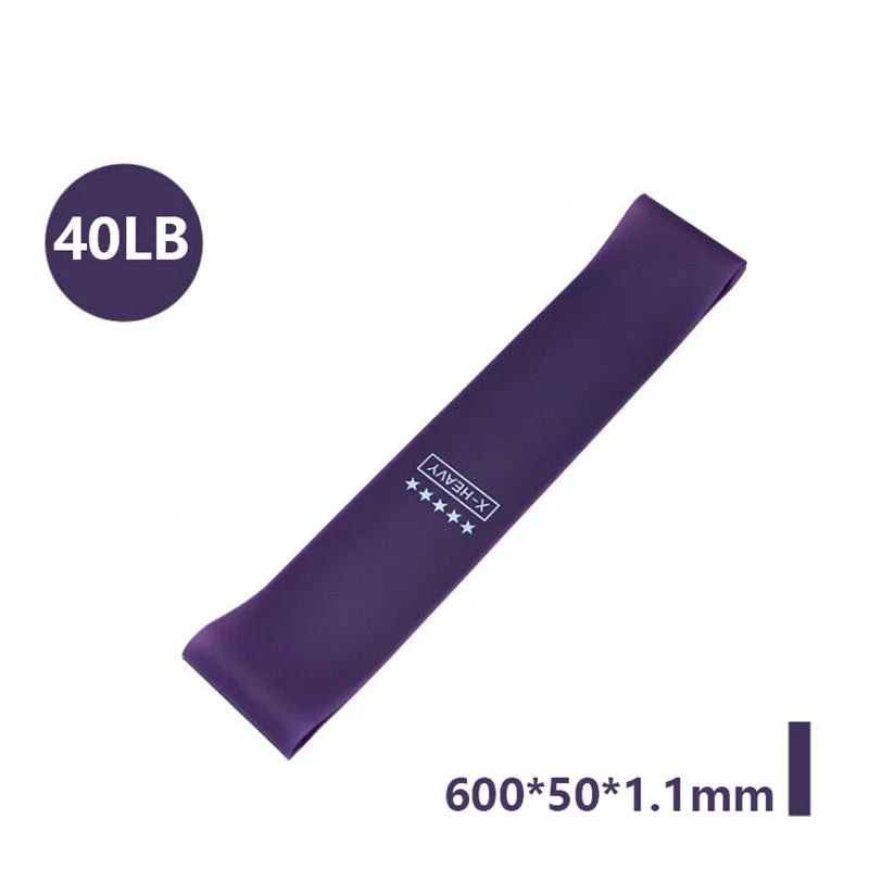 Elastic Resistance Bands – 5 Levels, Fitness, Yoga & Crossfit, Unisex