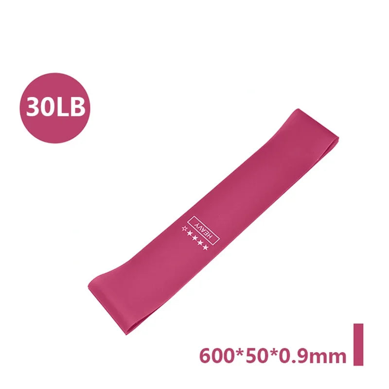 Elastic Resistance Bands – 5 Levels, Fitness, Yoga & Crossfit, Unisex