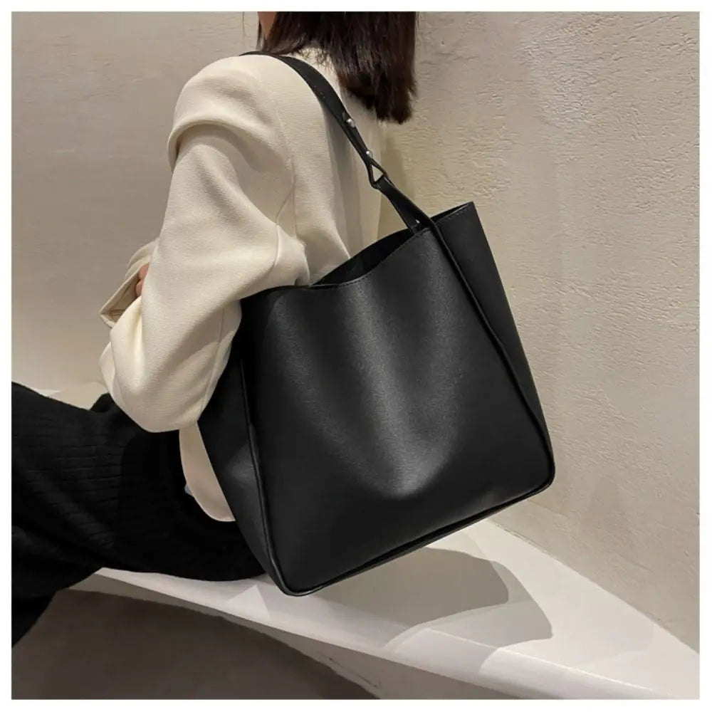 Sac à main en cuir PU pour femme - Grande capacité pour shopping et voyage