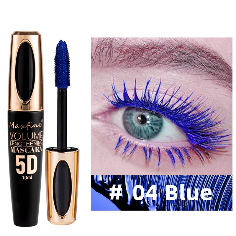 Mascara 5D Soie Longue Tenue — Waterproof, Volumisant, Allongeant & Courbant