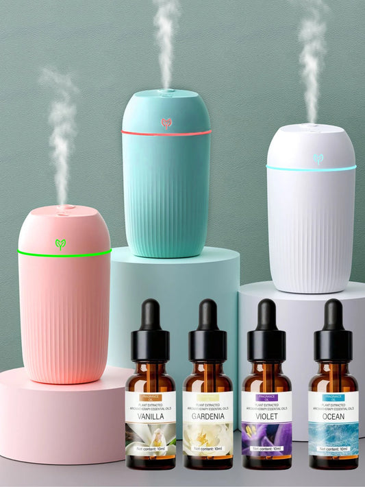 Mini Humidificateur Diffuseur USB 420 ml – Ultrasonique, Anion, Voiture & Maison