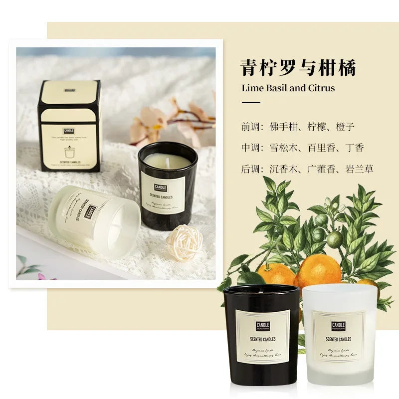 Aromatherapy Soy Wax Scented Candle – European Cut, Long Lasting, Home Decor