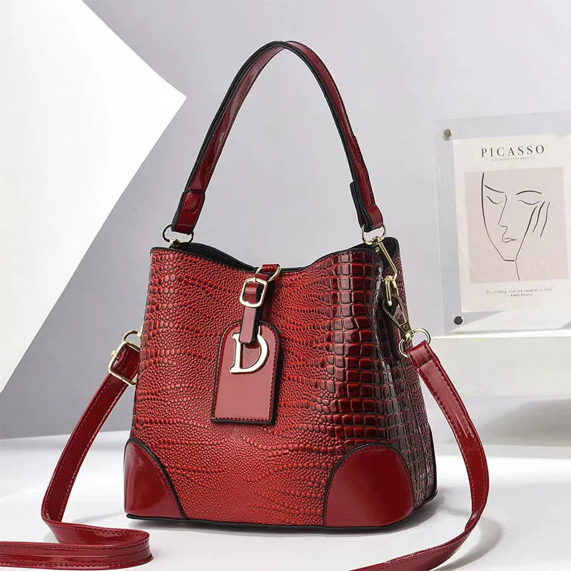 Sac à multifonction en cuir souple pour femme - Design luxe casual et professionnel