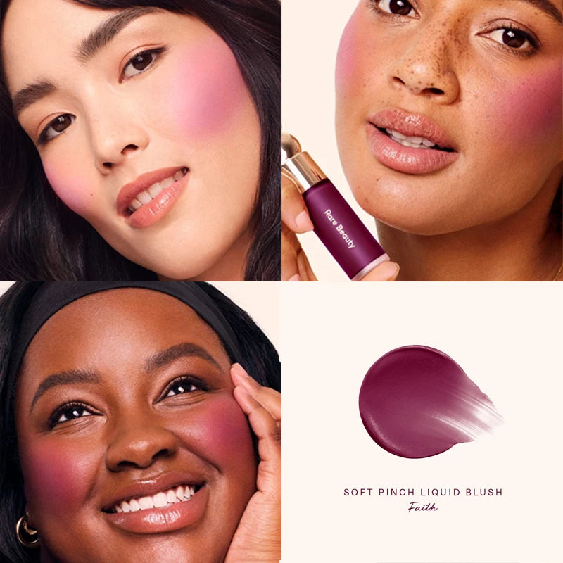Blush Liquide & Blush Poudre Silky – Crème-Poudre, Longue Tenue, Résistant Transpiration, 24 Teintes