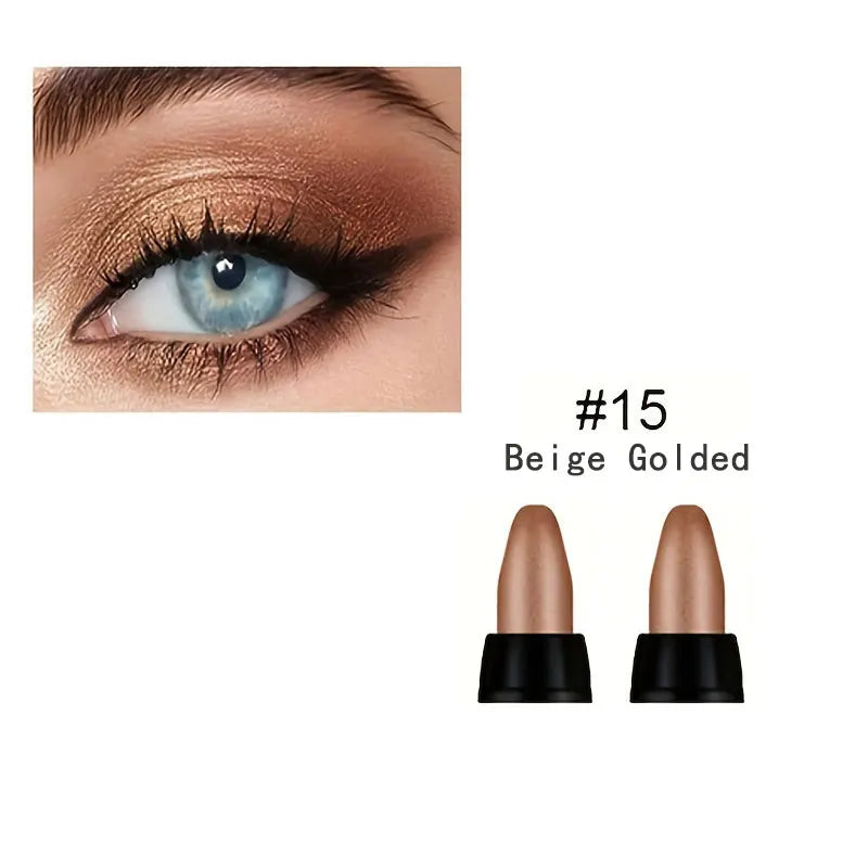 Eyeliner Perlé Waterproof 16 Couleurs — Longue Tenue & Anti-Bavure