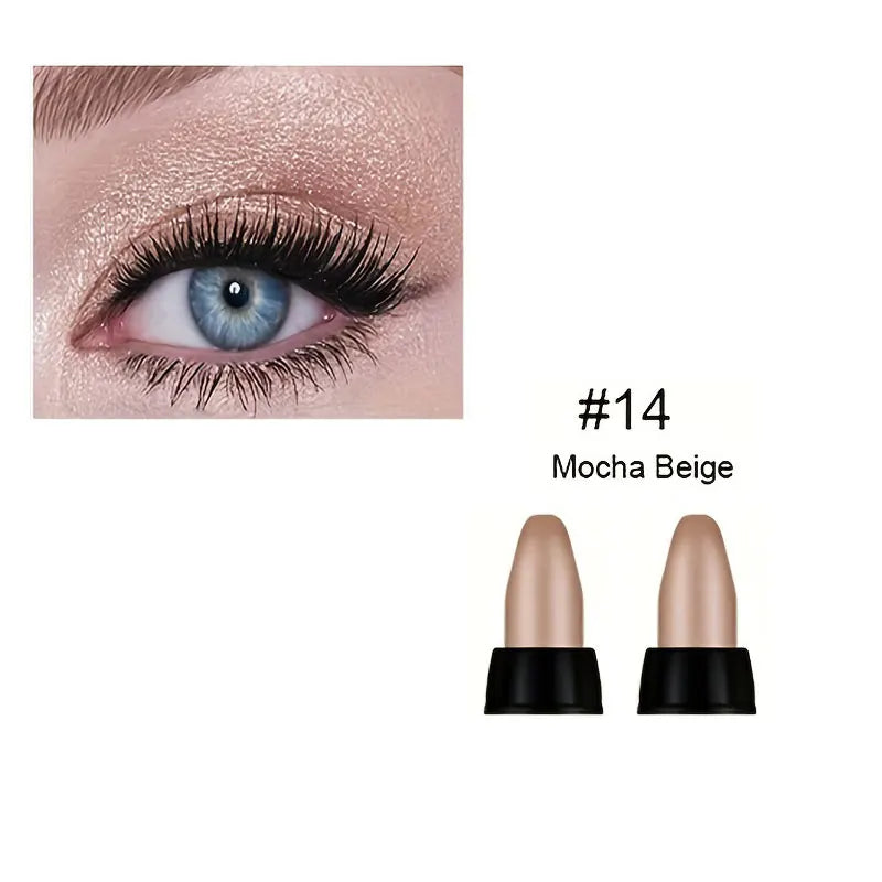 Eyeliner Perlé Waterproof 16 Couleurs — Longue Tenue & Anti-Bavure