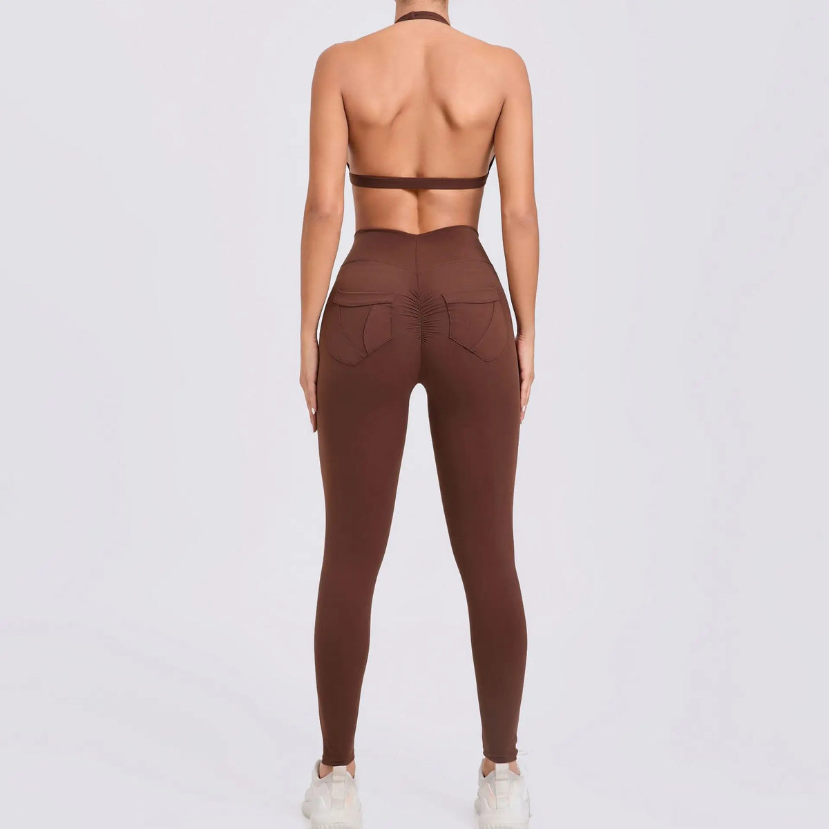 Ensemble de Sport Femme – Brassière Sans Coutures, Short ou Legging Taille Haute | Séchage Rapide