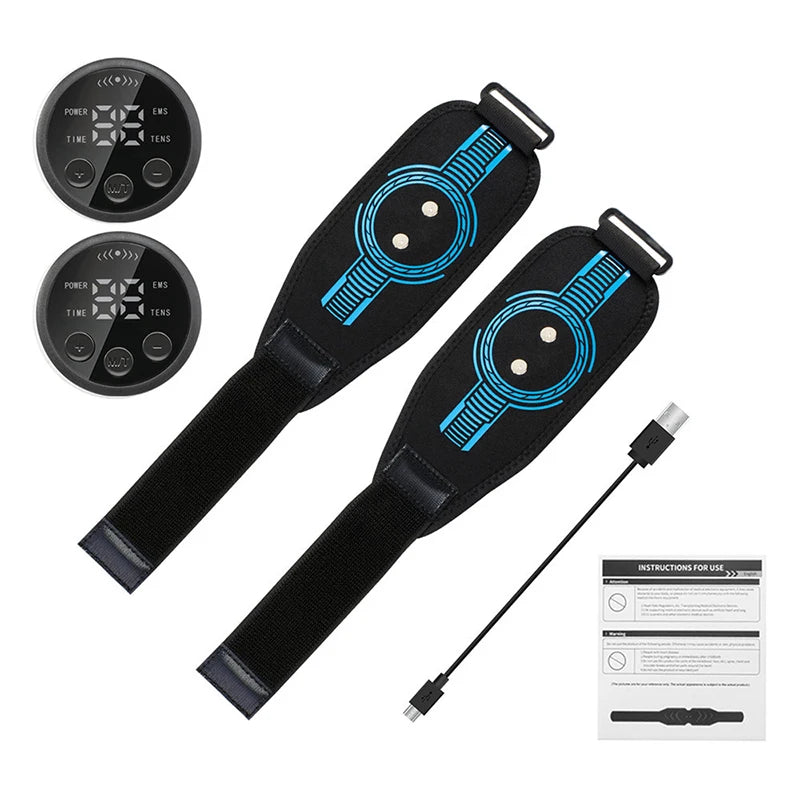 Ceinture de Stimulation Musculaire EMS – 10 Modes, 39 Niveaux, Rechargeable USB, Ventre/Bras/Jambes