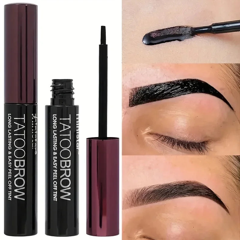 Gel Teinté Sourcils Tattoo Peel-Off — Semi-Permanent, Waterproof & Longue Tenue