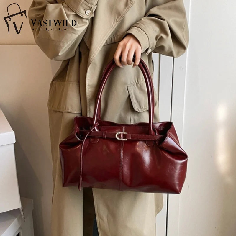 Sac à Main Souple Porté Épaule Style Vintage